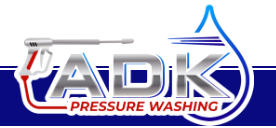 ADK Pressure Washing logo