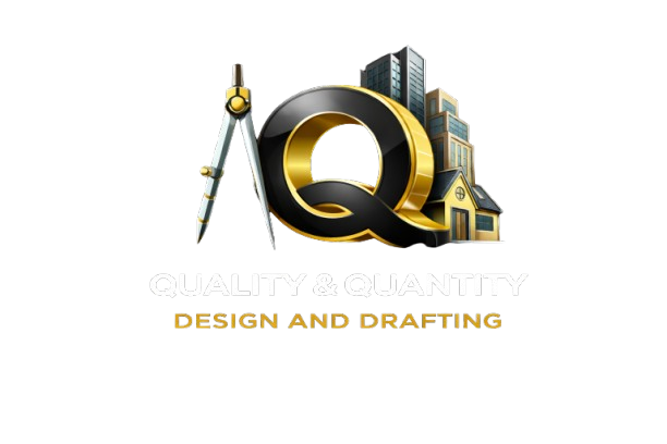 Quality & Quantity Design and Drafting logo